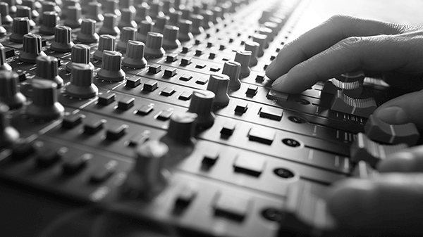 studio recording mixer